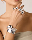 Rhodium Plated Ring