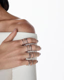 Rhodium Plated Ring