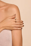 18k Gold Plated with Pearl Ring