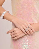 Rhodium Plated Ring