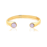 18k Gold Plated Bracelet with Amethyst