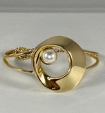 18k Gold Plated Bracelet with Pearl