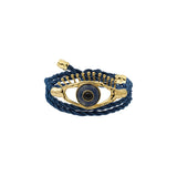 18k Gold Plated Bracelet with Onyx