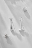Rhodium Plated Earring