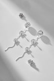 Rhodium Plated Earring