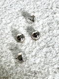 Rhodium Plated Earring