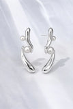 Rhodium Plated Earring