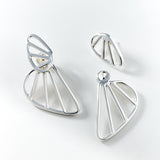 Rhodium Plated Earring