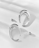 Rhodium Plated Earring