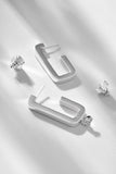 Rhodium Plated Earring