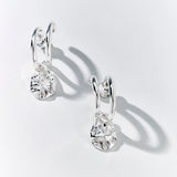 Rhodium Plated Earring