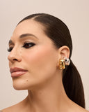 Rhodium Plated Earring