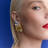 Rhodium Plated Earring