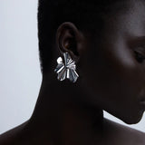 Rhodium Plated Earring
