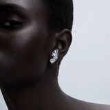 Rhodium Plated Earring
