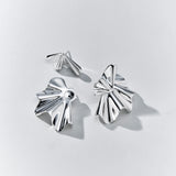 Rhodium Plated Earring