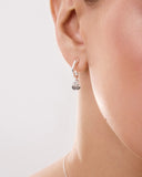 Rhodium Plated Earring