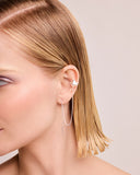 Rhodium Plated Earring