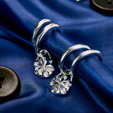 Rhodium Plated Earring