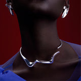 Rhodium Plated Necklace
