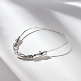 Rhodium Plated Necklace