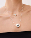 Rhodium Plated Necklace