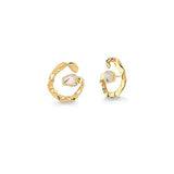 18k Gold Plated Earring with Crystal