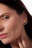 18k Gold Plated Earring with Crystal