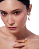 18k Gold Plated Earring with Pearl