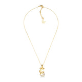 18k Gold Plated Necklace with Crystal
