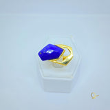 Gold Ring with Lapis Lazuli